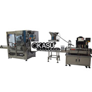 Dây chuyền chiết rót đóng nắp tự động (bơm piston, 6 đầu chiết) Kolner 