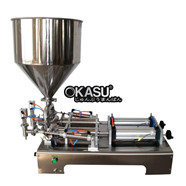  Máy chiết rót bơm piston 2 vòi (bồn đứng) Kolner 