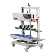 Máy hàn miệng túi đứng tích hợp in date con lăn mực Kolner KN-1200V