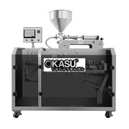 Máy đóng gói sốt dùng cho túi có sẵn dùng bơm piston Kolner KN-160