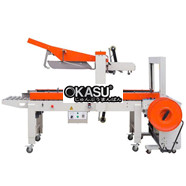 Tổ hợp máy dán thùng carton kết hợp đai dây liên tục (FXJ-5050AZ+DBA-200)