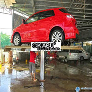 Cầu nâng 1 trụ rửa xe ô tô