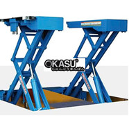 Cầu cắt kéo nâng bụng có tay nâng cho xe SUV