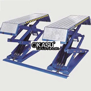 Cầu nâng cắt kéo cho kiểm tra góc đặt bánh xe ERCO X4300CT