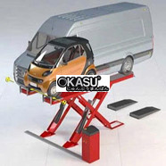 Cầu nâng cắt kéo cho kiểm tra góc đặt bánh xe ERCO X4300CTLT