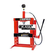 Máy ép thủy lực dùng khí nén có đồng hồ Kocu 10T TY10003