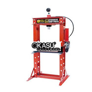 Máy ép thủy lực dùng tay và khí nén 30T có đồng hồ Kocu TY30002