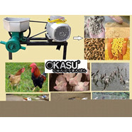 Máy ép cám viên có đầu cắt