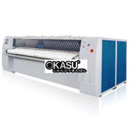 Máy là lô công nghiệp 2 con lăn dùng gas khổ 3,3m Pooh YQII-3300