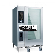 Lò hấp nướng đa năng công nghiệp 40 khay dùng gas Prime PDSCOE-401GN