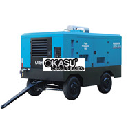 Máy nén khí trục vít di động chạy bằng dầu diesel Kaishan LGCY