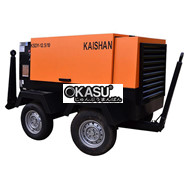 Máy nén khí trục vít di động điện Kaishan KSDY