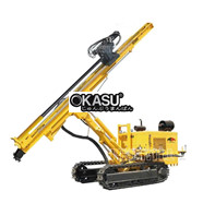 Máy khoan DTH thủy lực sâu lỗ sâu 200M với động cơ Diesel Cummins JC980 