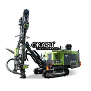 Crawler gắn áp suất cao DTH đá thổi khoan với bộ thu bụi JC103A