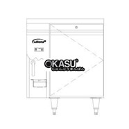 Bàn lạnh 1 cửa 3 chế độ Williams Opal O1R(J) (điều khiển từ xa)