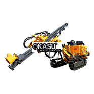 Máy nổ giàn khoan đá thủy lực độ sâu 40m JC880