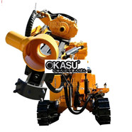 Máy khoan lỗ đá loại bánh xích Đường kính 90-165mm JC880