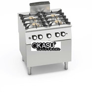 BẾP 4 BẾP VỚI LÒ NƯỚNG GAS 2/1 GN SG7F4+FG