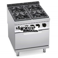 BẾP GAS 4 BẾP KÈM LÒ GAS 2/1 G9F4+FG
