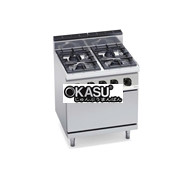 BẾP 4 BẾP VỚI LÒ NƯỚNG GAS 2/1 G7F4+FG / G7F4P+FG 