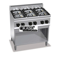 BẾP GAS 6 BẾP KÈM TỦ BẾP G6F6MPW 