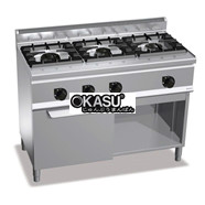 BẾP GAS 3 BẾP KÈM LÒ GAS 1/1 G6F3H12+FG1 