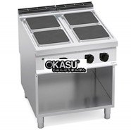 Bếp điện 4 mặt vuông gắn trên tủ E9PQ4M