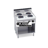 Bếp điện 4 mặt tròn kèm tủ E7P4M