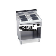 Bếp điện 4 mặt vuông kèm tủ E7PQ4M