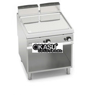Bếp nướng gas gắn trên tủ - Mặt bếp có rãnh làm bằng thép không gỉ SG9FR8M-2/CPD
