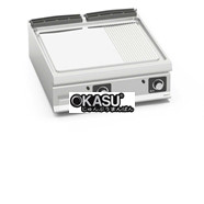 Bếp nướng điện - Mặt nướng trơn/có rãnh làm bằng thép không gỉ LXE9FM8P-2/CPD-BF