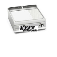 ẾP NƯỚNG ĐIỆN - MẶT BẰNG THÉP KHÔNG GỈ, CÓ MẶT PHẲNG/CÓ RÃNH LXE9FM8P-2/CPD