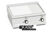 BẾP NƯỚNG ĐIỆN - MẶT BẰNG THÉP KHÔNG GỈ, CÓ MẶT PHẲNG/CÓ RÃNH SE7FM8B-2/CPD