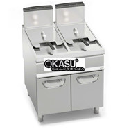 BẾP CHIÊN GAS CÓ TỦ - HAI BẾP 20+20L S9GL20+20M