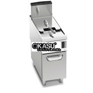 BẾP CHIÊN GAS CÓ TỦ - BÌNH DẦU ĐƠN 20 LÍT - LỌC DẦU S9GL20MF