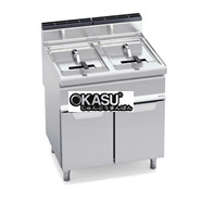 BẾP CHIÊN GAS CÓ TỦ - HAI BẾP 20+20L GL20+20M