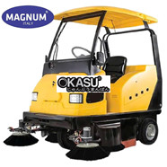 Xe quét hút bụi ngồi lái có kính trước và mái che Magnum MN-E800W