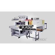 Máy đóng gói co màng dạng sleeve (ống) tự động có xếp chồng (palletizing) ST-6030AE + SM-6040