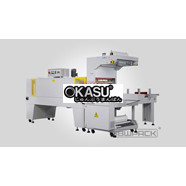 Máy đóng gói co màng dạng sleeve (ống) tự động, kiểu giá đỡ đáy ST-6030A + SM-6040