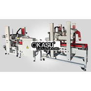 Máy hàn kín mặt bích gấp góc tự động hoàn toàn EXC-308A hai cột + EXC-312A