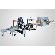 Dây chuyền đóng gói tự động niêm phong hộp EXC320