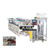 Máy đóng gói khối nhựa với khay nạp rung YUPA-420C