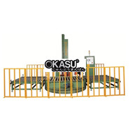 Máy quấn pallet bàn xoay kết hợp băng tải YUPA-2100-W