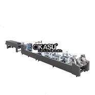Máy dán hộp carton tự động có móc đáy ZH-1000
