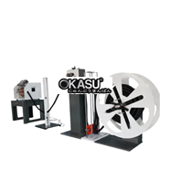 Máy cắt ống sóng, ống nhựa mềm pvc có bộ cấp liệu tự động PFL-BW04