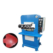 Máy dập nổi nhiệt mặt phẳng thủy lực bán tự động cho kết cấu sổ da / vỏ điện thoại / ví DT-608-30T