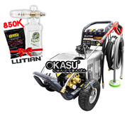 Máy rửa xe cao áp Lutian 3KW tự ngắt 1750psi 18M17.5-3S4-TS