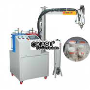 Máy đổ Foam Pu cứng Polyurethane tỉ trọng 100KG/m3