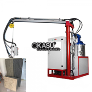 Máy phun Foam cứng giả gỗ giả đá