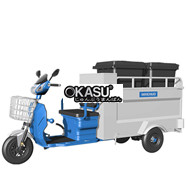 Xe ba bánh điện thu gom rác MINGNUO MN-H35T2 